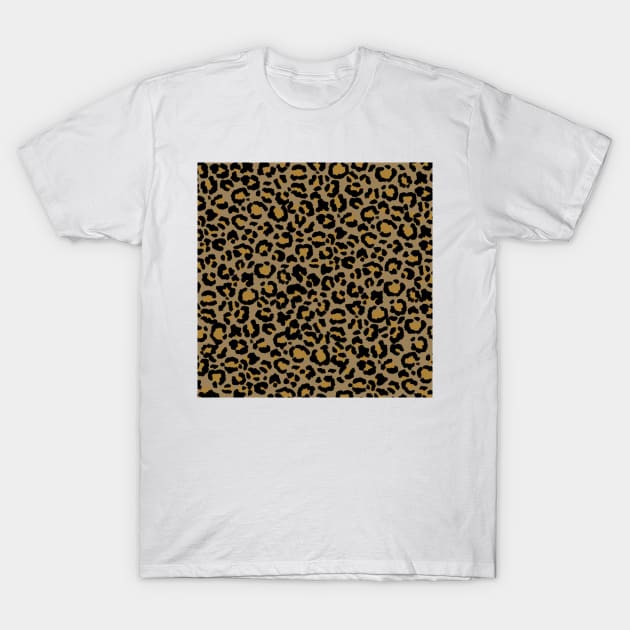 Leopard Pattern in Natural  2 T-Shirt by ButterflyInTheAttic